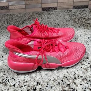 Puma Hybrid Mode Xt hyper pink silver cushioned lightweight sneakers size 10 new